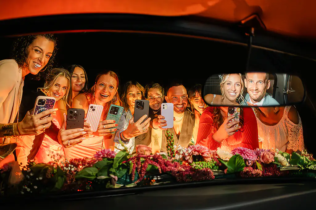 photographe pour la soirée du mariage