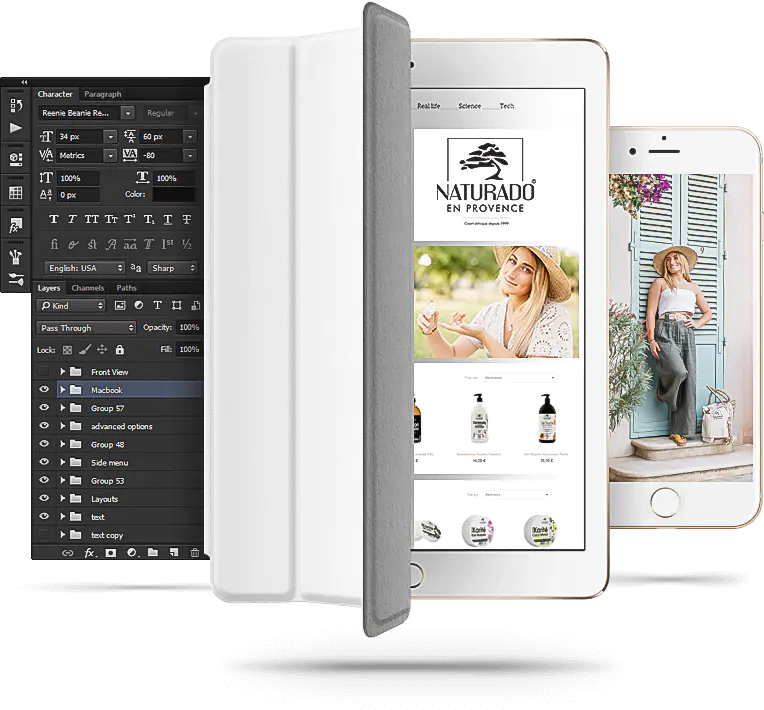 Création de visuels pour un site e-commerce – photographe à Sanary-sur-Mer